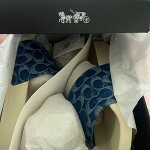 Coach Denim slide
